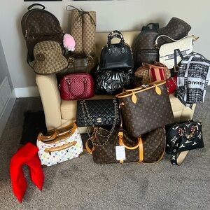 Most of the collection of designer items I own.
